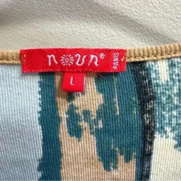 EVC | Vintage Y2K Noun Paris Light Zipper Jacket | Women’s Size L - Picture 2 of 8